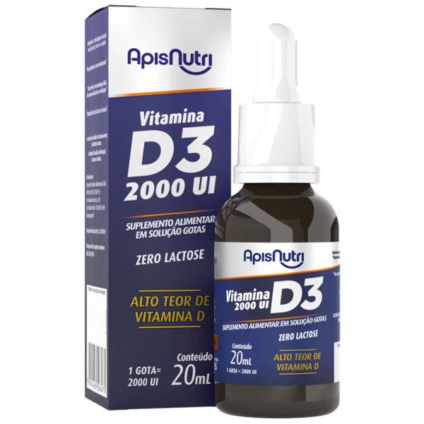 VITAMINA D3 GOTAS 30ml APISNUTRI